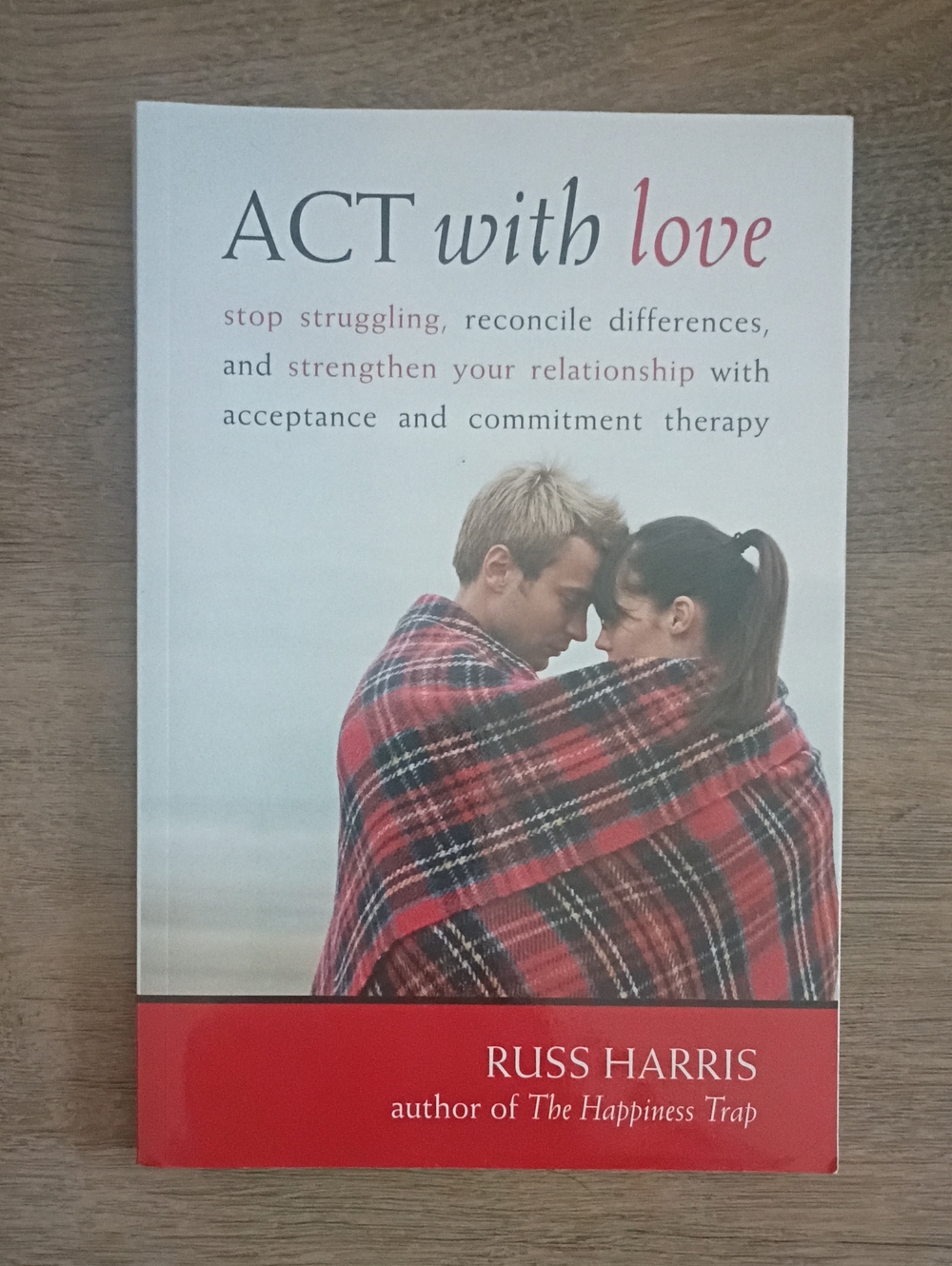 ACT with Love by Russ Harris - Red Plaid Cover